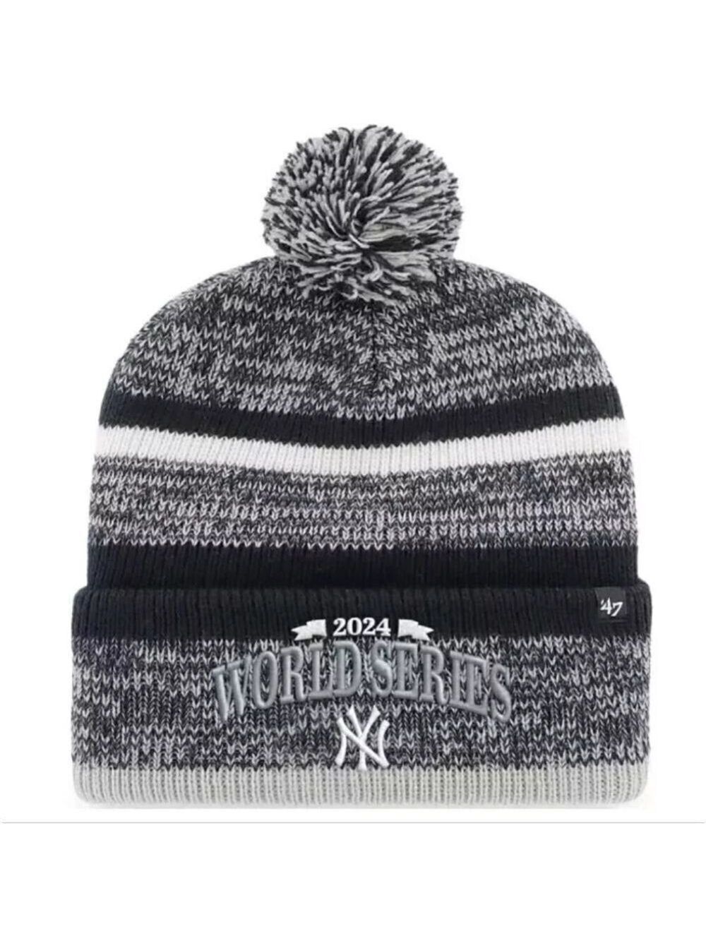'47 Brand New York Yankees 2024 World Series Knit Beanie Adult